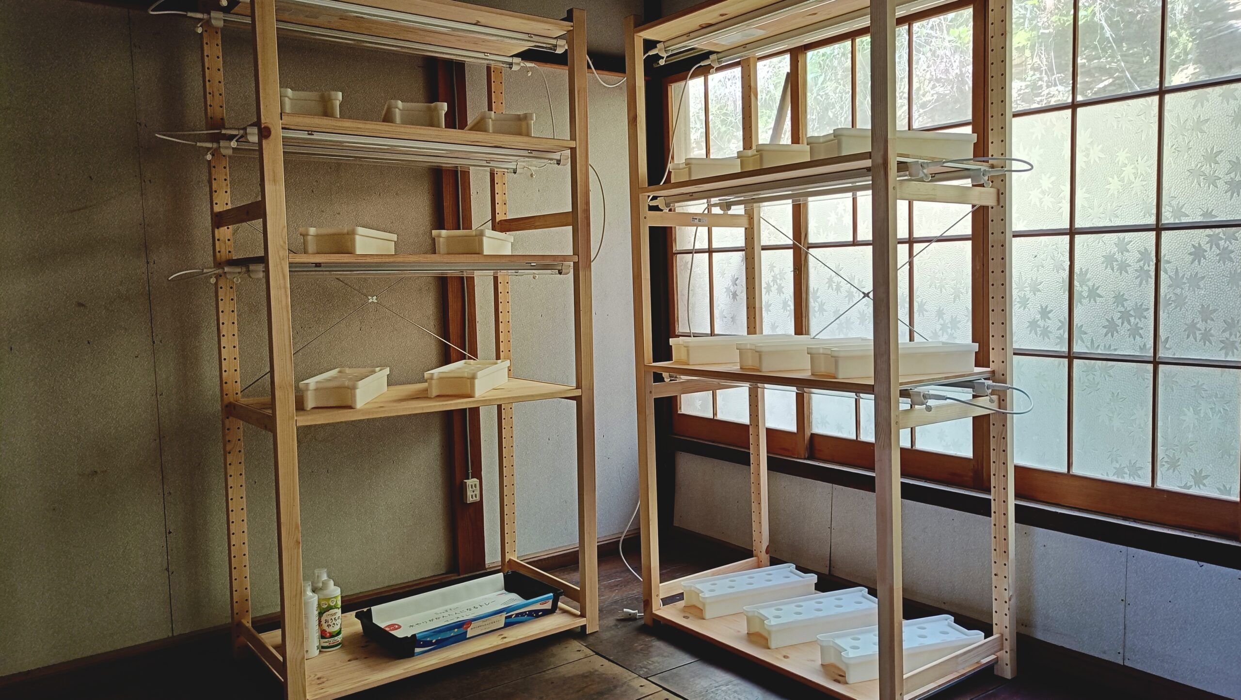 水耕栽培スペース